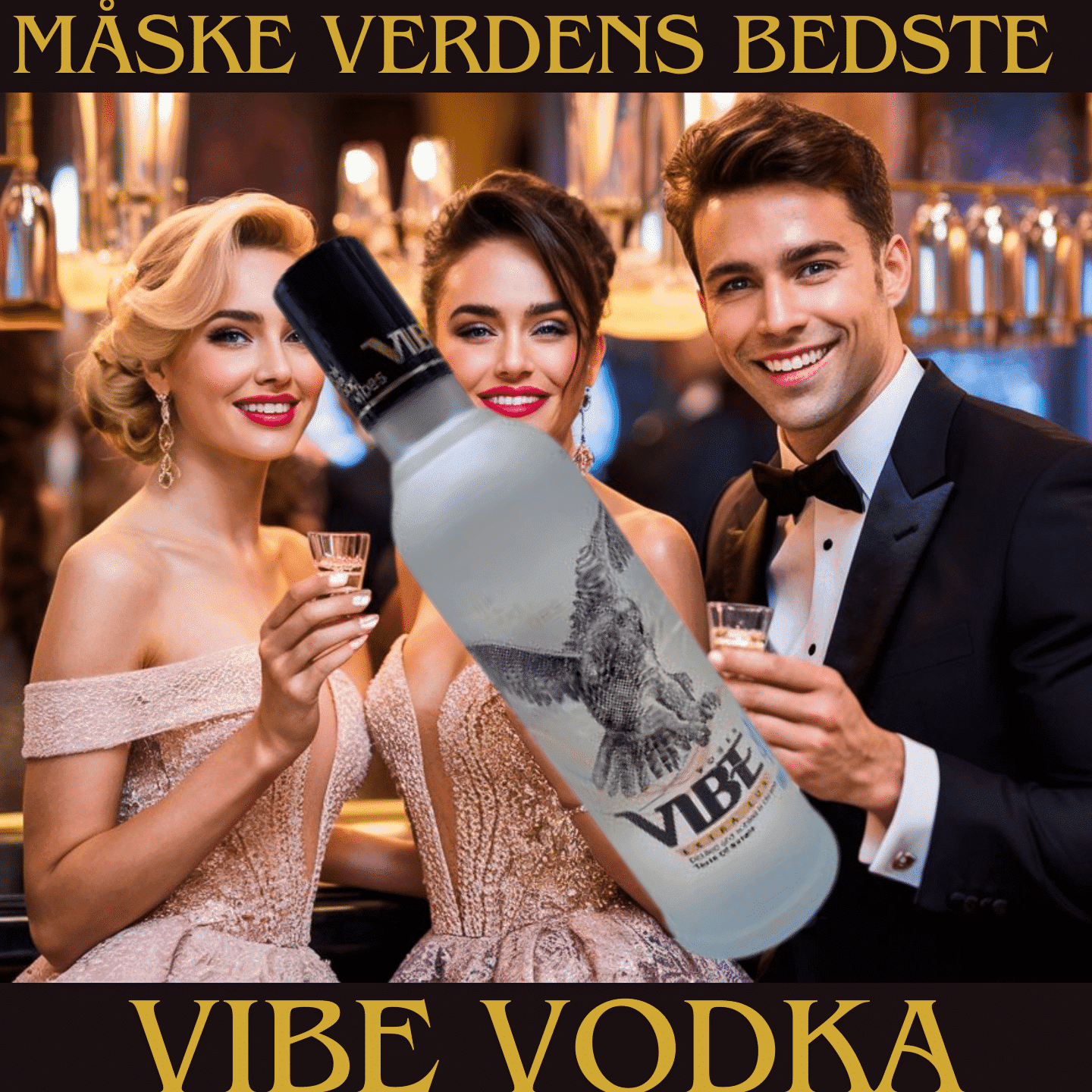 Vibe Vodka, 40% 50 cl.