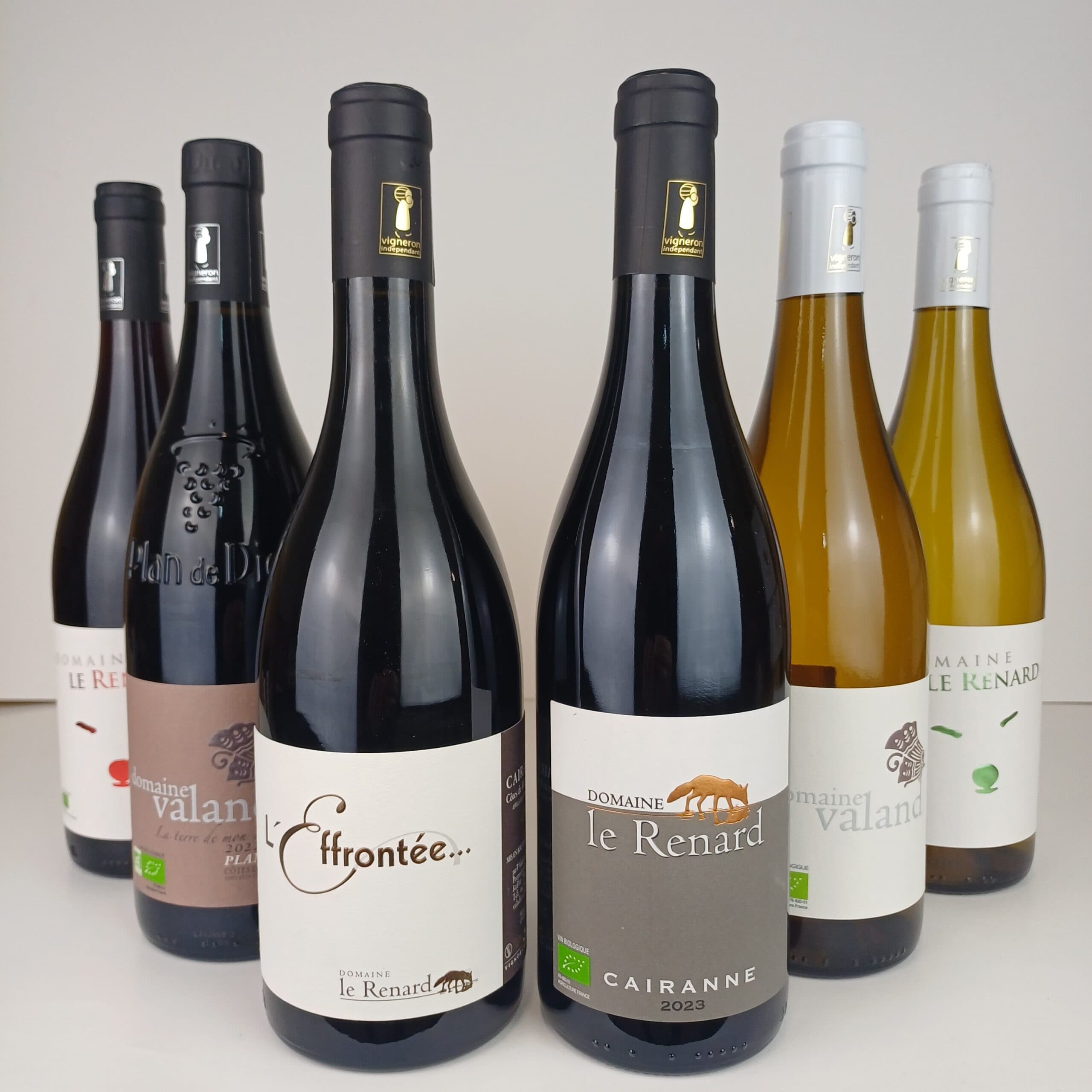 Rhône Smagskasse - 6 Økologiske franske klasse vine