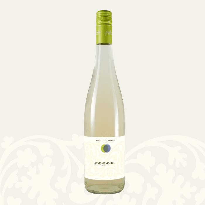 Gut Von Beiden Secco Weis, tysk sekt, mousserende, Økologisk, Pfalz Tyskland