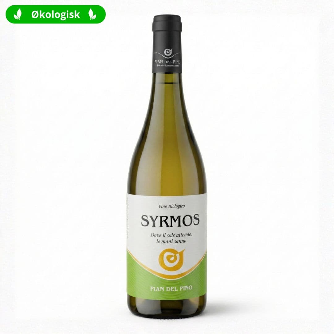 Pian del Pino, Syrmos, Økologisk Hvid Naturvin, 2024, Toscana Italien