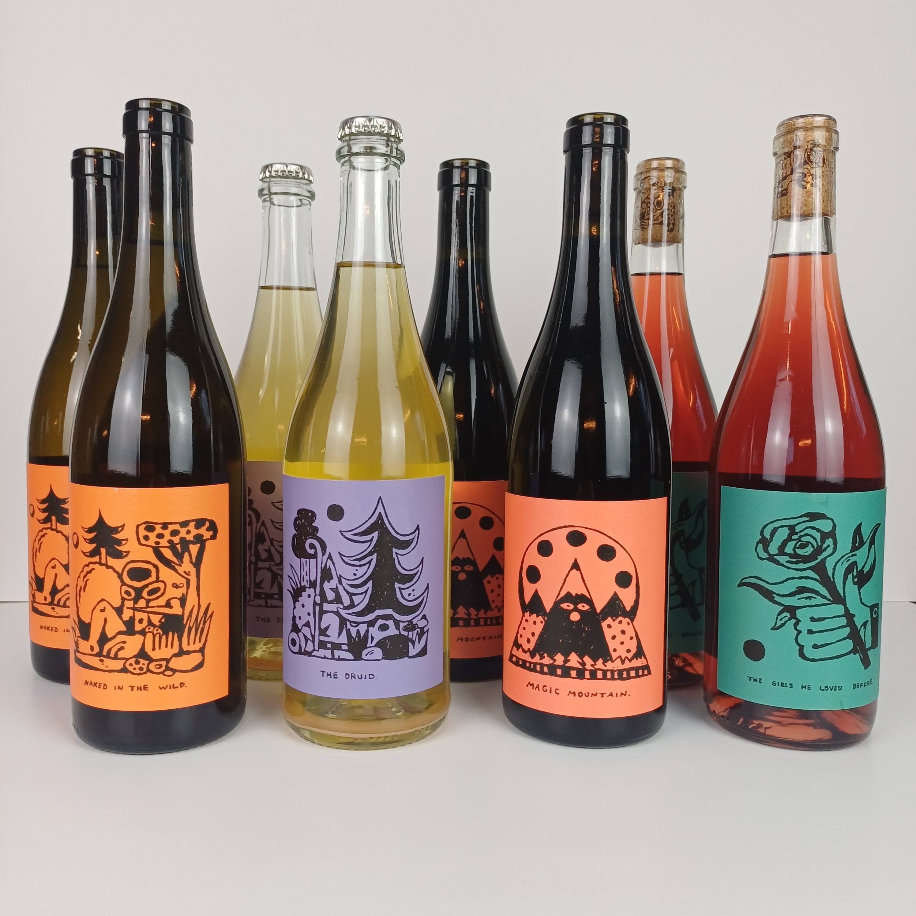 8 Kundefavoritter & Bestsellere Hazy Naturvin Smagskasse fra Gut von Beiden, Pfaltz Tyskland