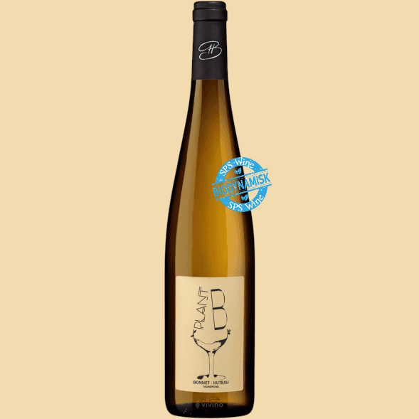 Bonnet Huteau Plant B, hvidvin uden tilsatte sulfitter, Loire Frankrig, Biodynamisk 2025
