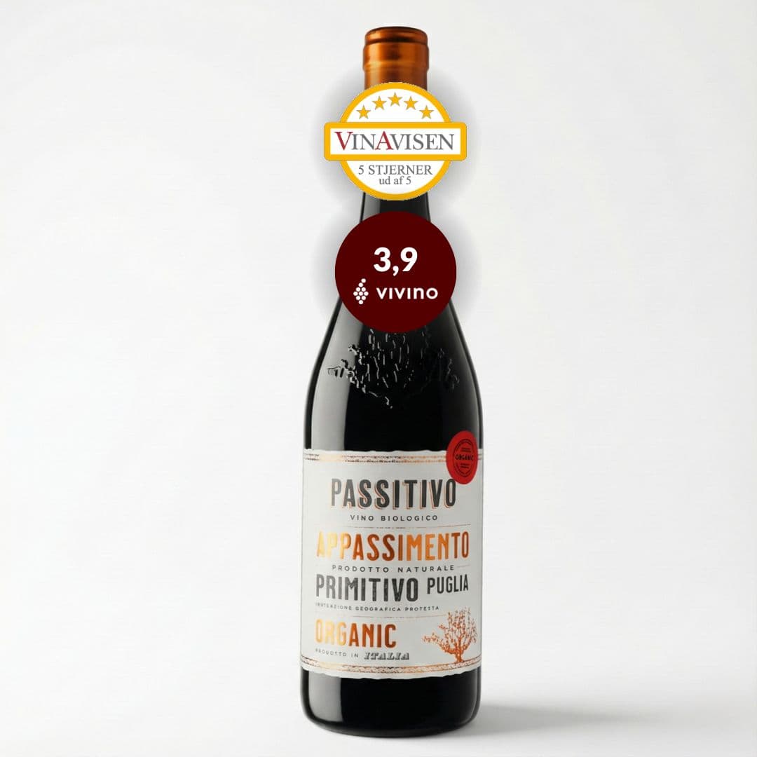 Paolo Leo Passitivo Organico Primitivo Puglia "Mini Amarone" Økologisk rødvin 2023, Puglia Italien