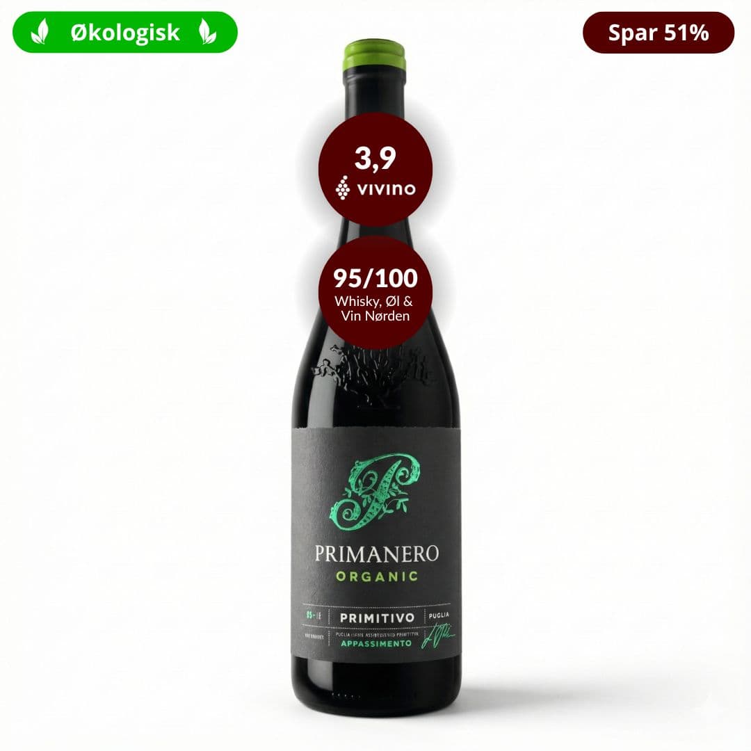 Primanero 2023, Paolo Leo - "Amarone Killer", Økologisk Primitivo, Puglia