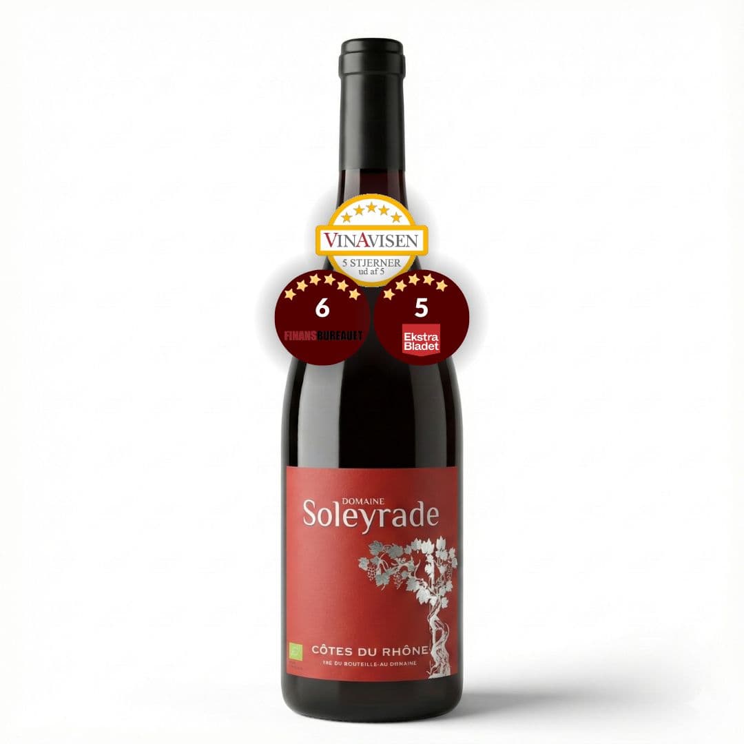 Domaine Soleyrade 2023, Økologisk rødvin, Rhône Frankrig