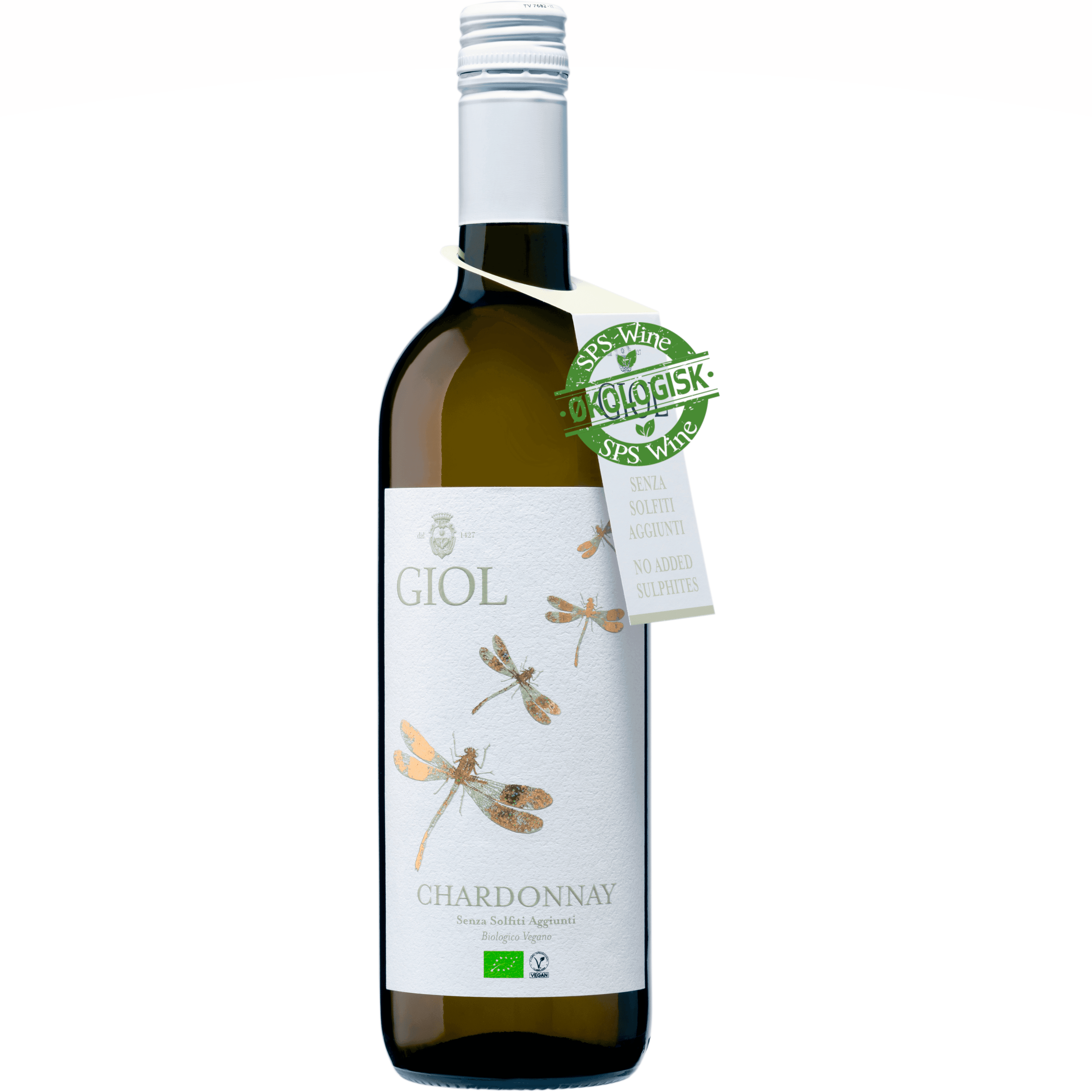 Giol Chardonnay Økologisk Hvidvin, Veneto Italien - 2023 uden tilsatte sulfitter