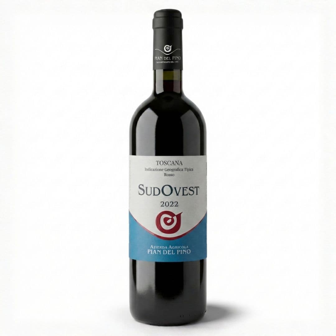 Pian del Pino, SudOvest, Toscana Italien, Økologisk Rød Naturvin 2022