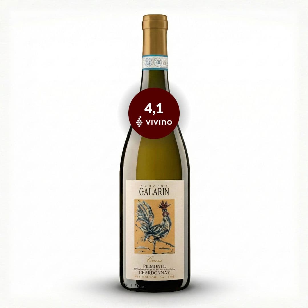 Galarin Carossi Chardonnay Økologisk hvidvin 2023, Piemonte Italien