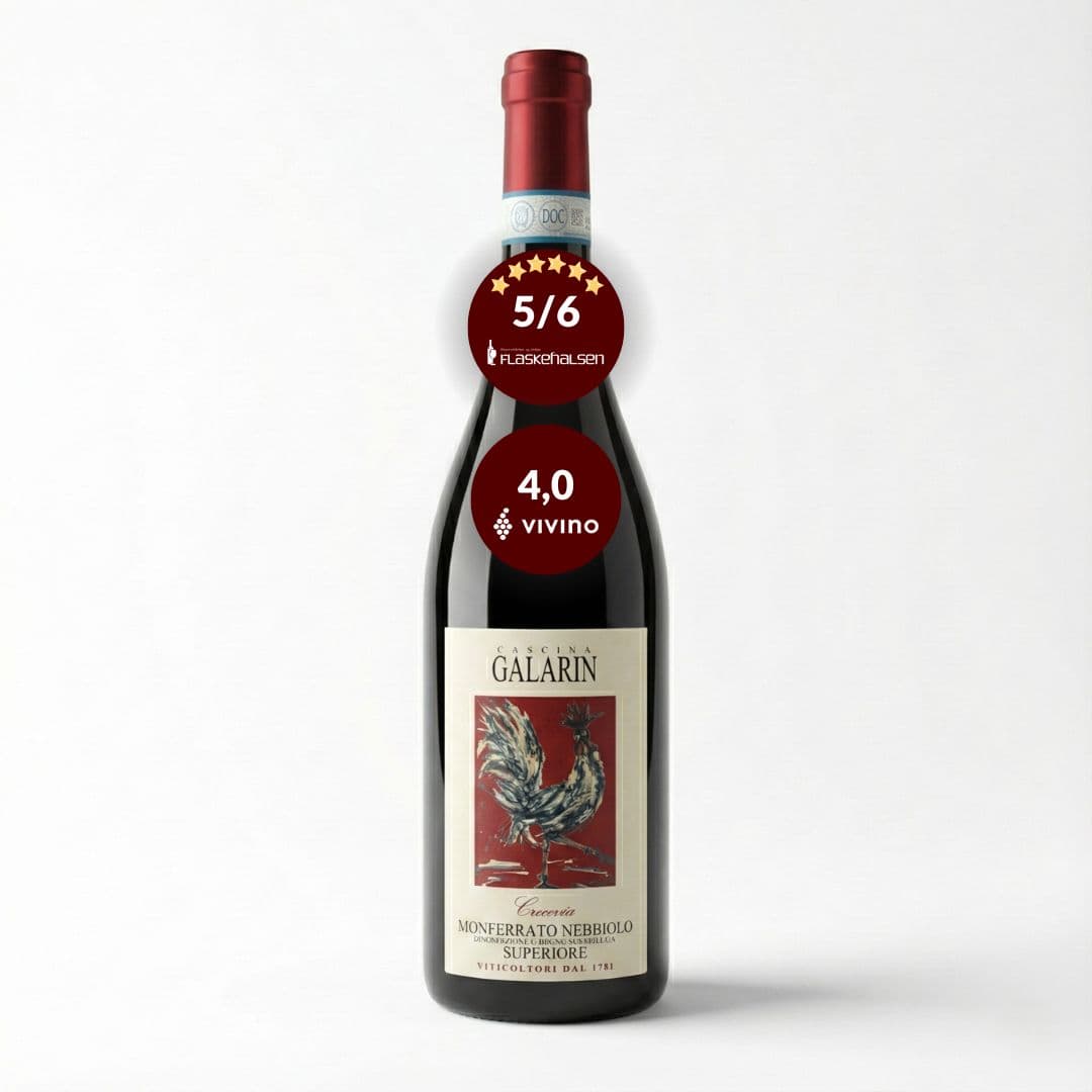 Nebbiolo Crocevia Monteferrato Galarin Piemonte Italien Økologisk 2023