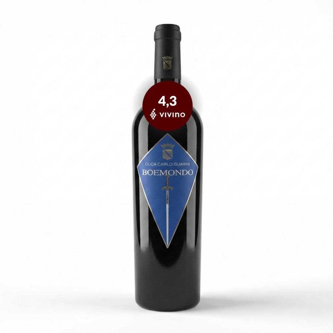 Duca Carlo Guarini, Boemondo, Økologisk rødvin, Puglia Italien, 2021
