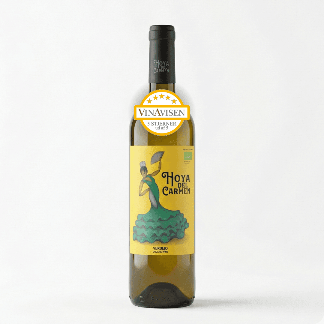 Hoya del Carmen Verdejo, Hvidvin, økologisk og vegansk, Manchuelo, Spanien