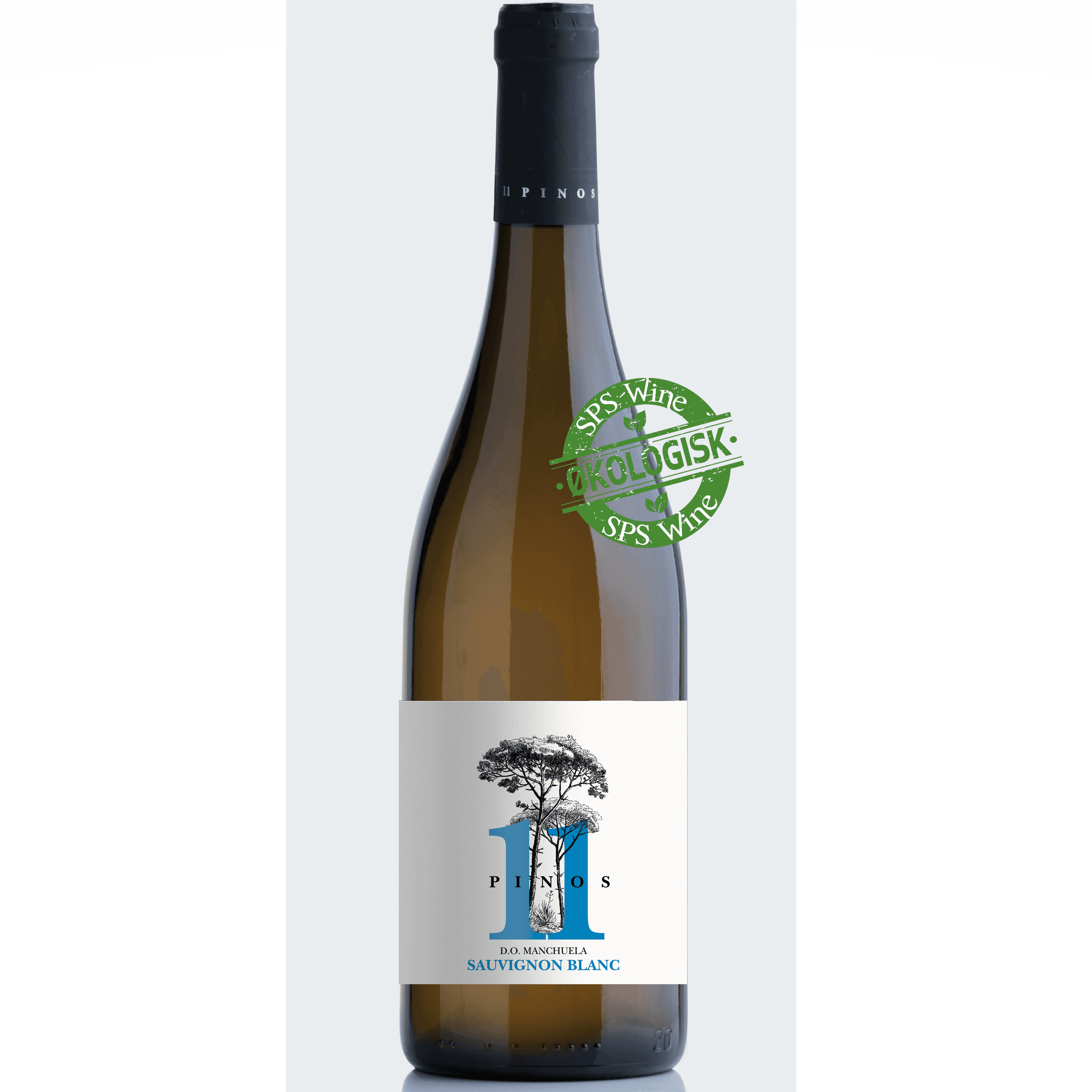 11 Pinos Sauvignon Blanc, økologisk og vegansk hvidvin, 2024, Manchuela, Spanien